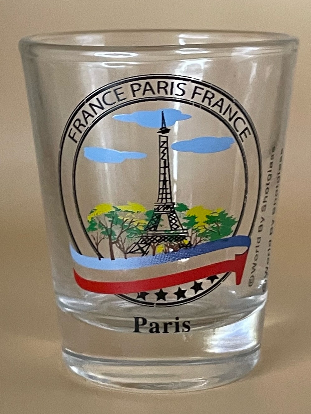 Paris France Eiffel Tower Shot Glass